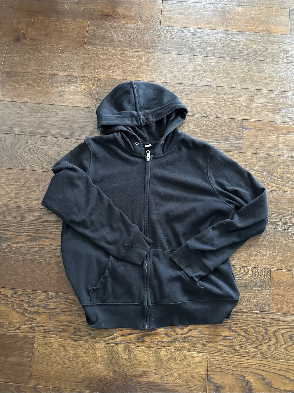 Old Navy Women's Black Full-Zip Hoodie